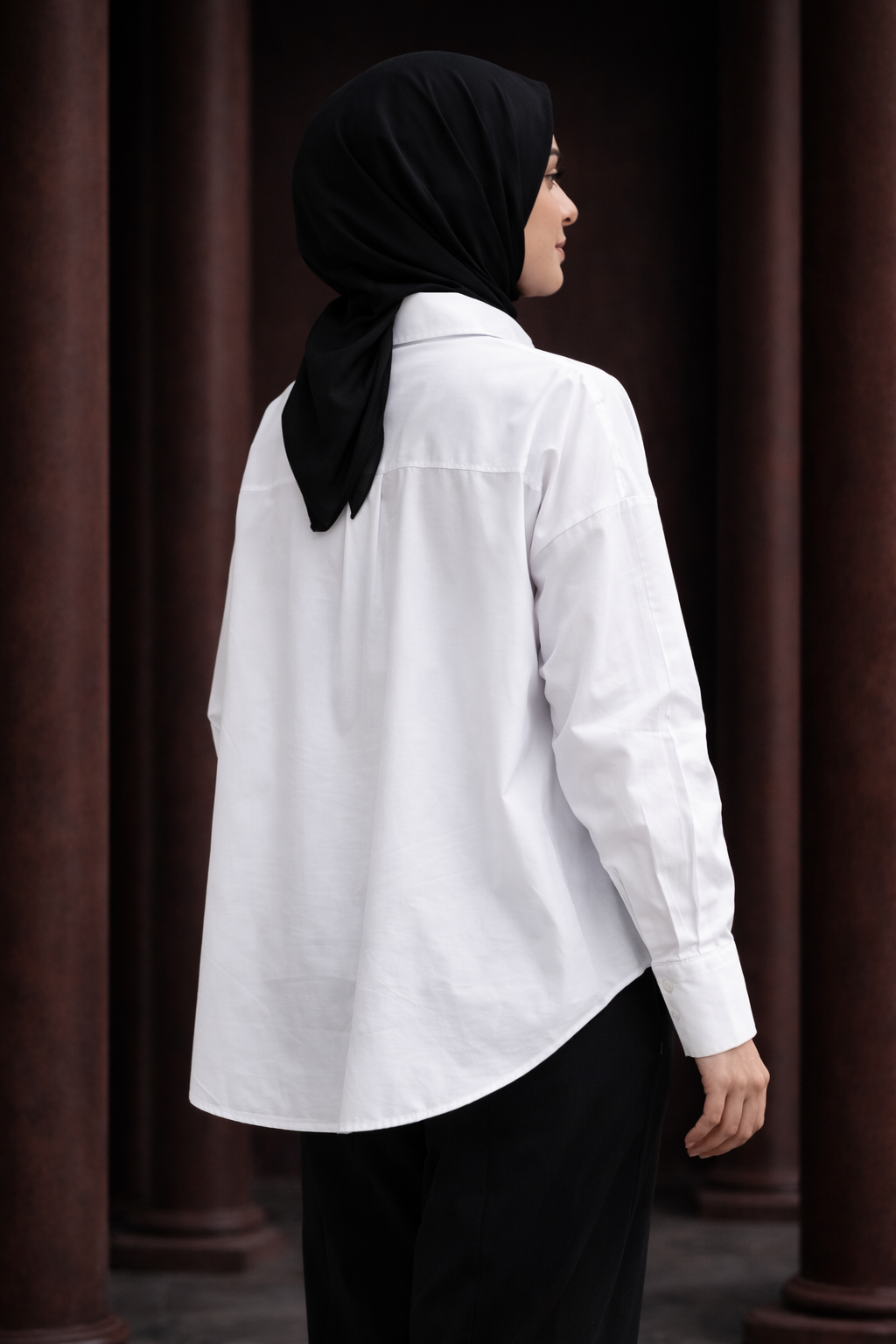 Pure Line Oversize Gömlek – Modern Tesettür Seri