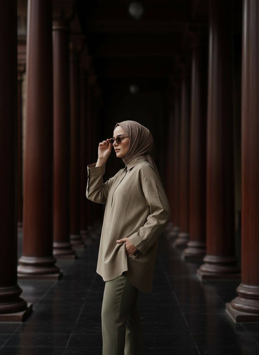 Lorea Haki Tunik