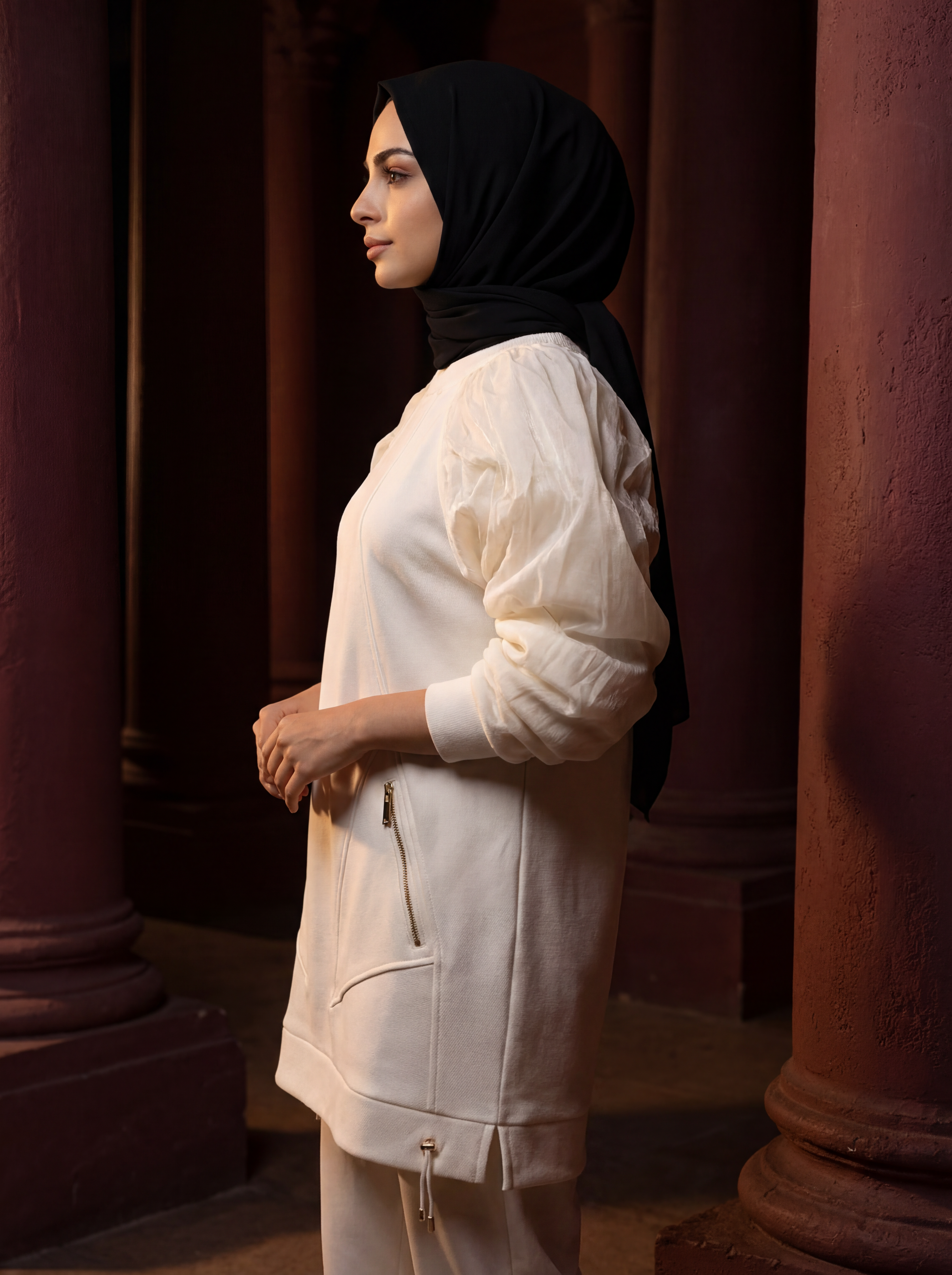 MERYESA – Beyaz Tesettür Üst