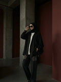 Meryesa Noir Oversize Gömlek