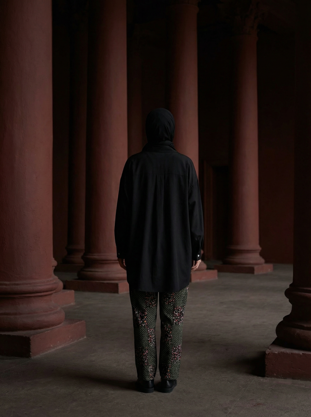 Meryesa Noir Oversize Gömlek
